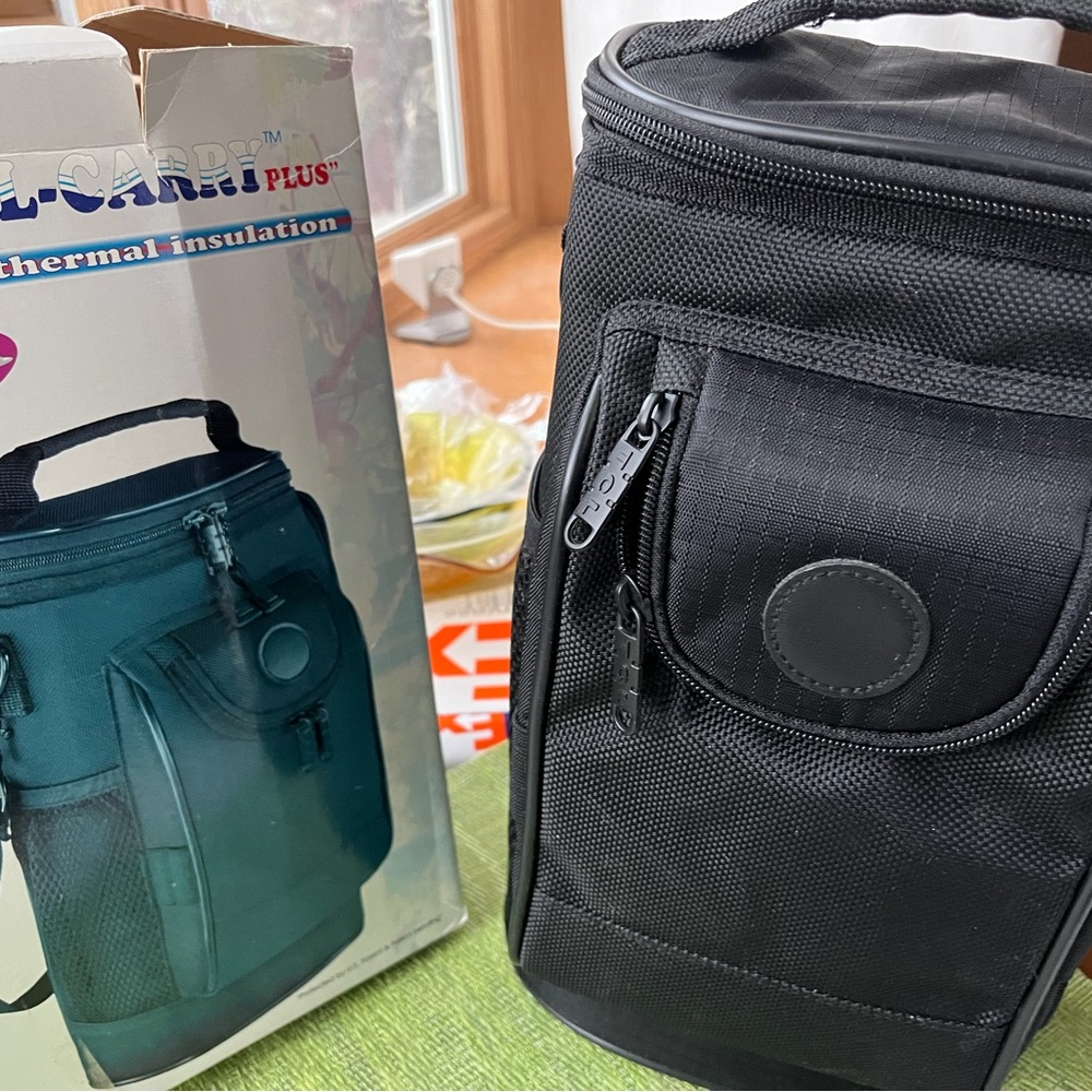 TCL Travelers Club Black Cool Carry Insulated Cooler Wine